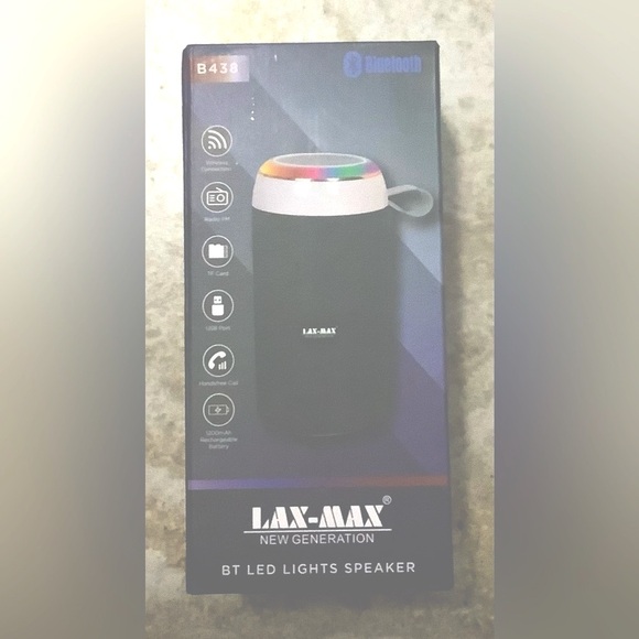Other - LAX-MAX new generation BT Led Lights Speaker